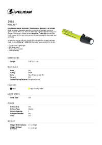 Thumbnail of document Data Sheet - 1965 MityLite™